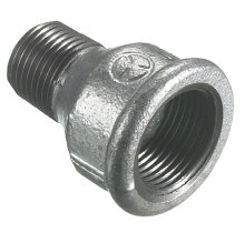 Spidsmuffe galvaniseret 1" x 3/4"